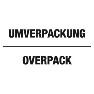 Etichetta Umverpackung/Overpack