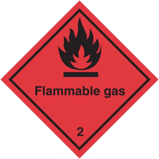 Etichetta di pericolo 2.1 Flammable gas