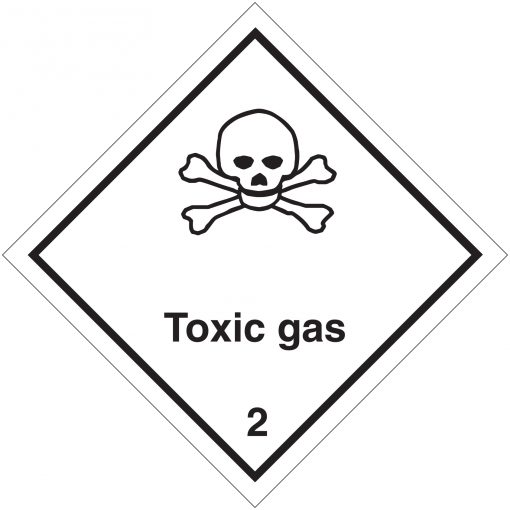 Etiquette 2.3 Toxic gas