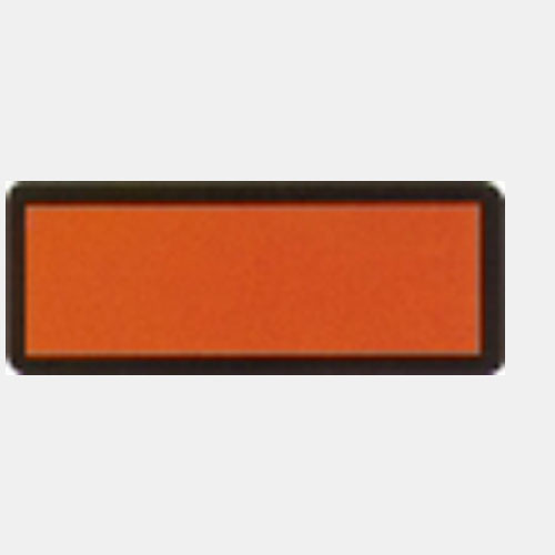 Placard orange neutre pour conteneur 30x12 cm